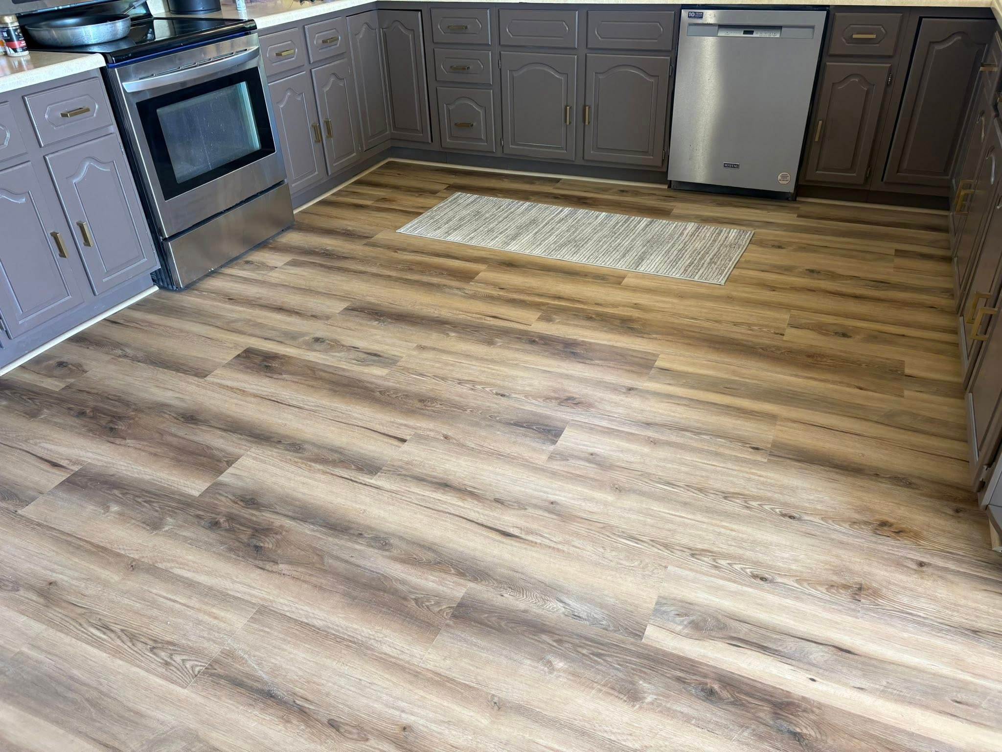 LVP Flooring — Kitchen Complete