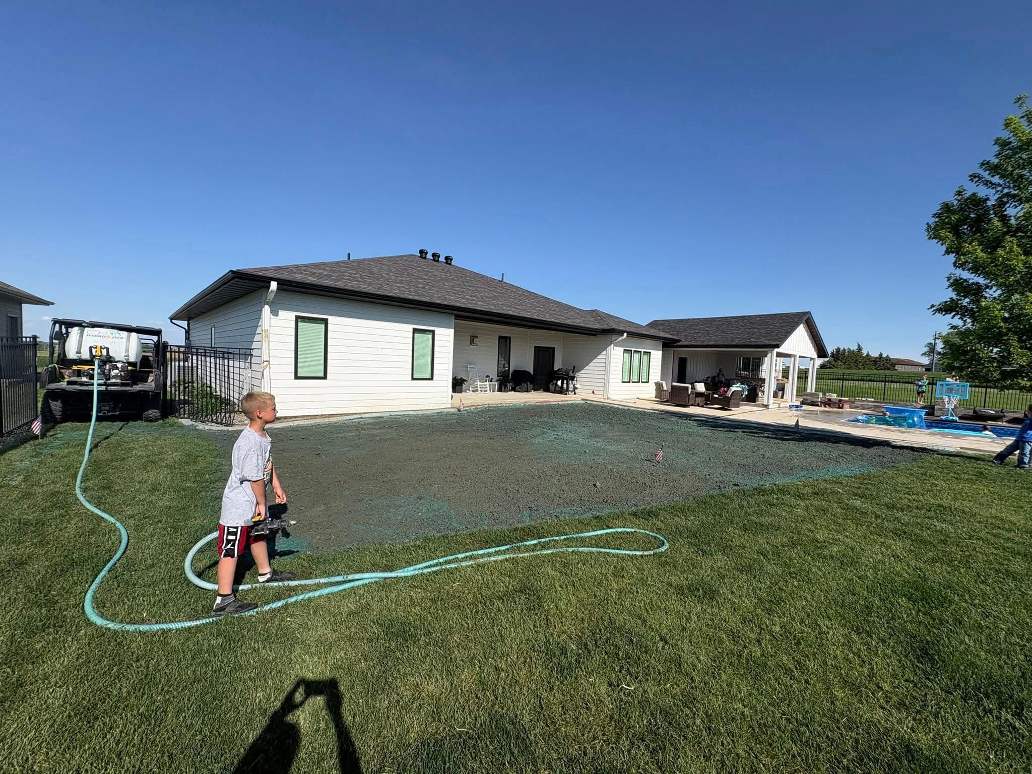 Hydroseeding — Finished